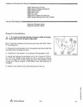 1991 Johnson/Evinrude Models "EI" 40 thru 55 Service Repair Manual P/N 507947, Page 193