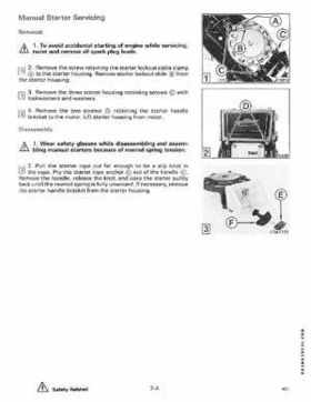 1991 Johnson/Evinrude Models "EI" 40 thru 55 Service Repair Manual P/N 507947, Page 250
