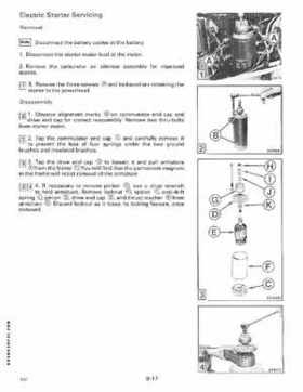 1991 Johnson/Evinrude Models "EI" 40 thru 55 Service Repair Manual P/N 507947, Page 271