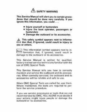 1992 Johnson Evinrude "EN" 90 degrees Loop V Service Repair Manual, P/N 508147, Page 2