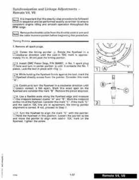 1992 Johnson Evinrude "EN" 90 degrees Loop V Service Repair Manual, P/N 508147, Page 43