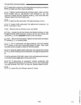 1992 Johnson Evinrude "EN" 90 degrees Loop V Service Repair Manual, P/N 508147, Page 44