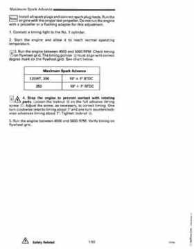 1992 Johnson Evinrude "EN" 90 degrees Loop V Service Repair Manual, P/N 508147, Page 58