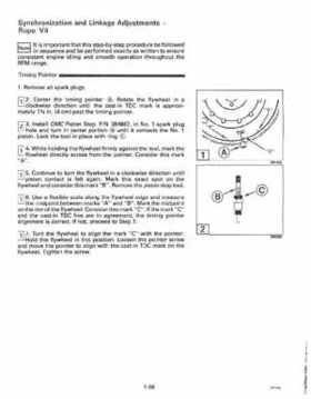1992 Johnson Evinrude "EN" 90 degrees Loop V Service Repair Manual, P/N 508147, Page 62