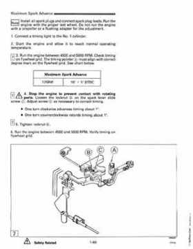 1992 Johnson Evinrude "EN" 90 degrees Loop V Service Repair Manual, P/N 508147, Page 66