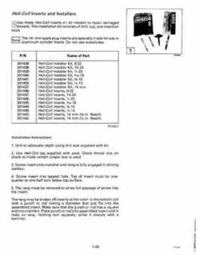 1992 Johnson Evinrude "EN" 90 degrees Loop V Service Repair Manual, P/N 508147, Page 72