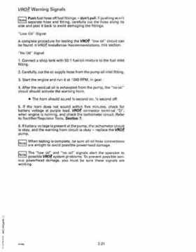 1992 Johnson Evinrude "EN" 90 degrees Loop V Service Repair Manual, P/N 508147, Page 93