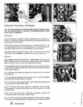 1992 Johnson Evinrude "EN" 90 degrees Loop V Service Repair Manual, P/N 508147, Page 98