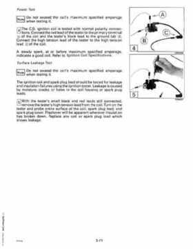 1992 Johnson Evinrude "EN" 90 degrees Loop V Service Repair Manual, P/N 508147, Page 120