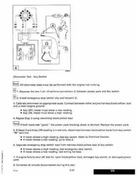 1992 Johnson Evinrude "EN" 90 degrees Loop V Service Repair Manual, P/N 508147, Page 150