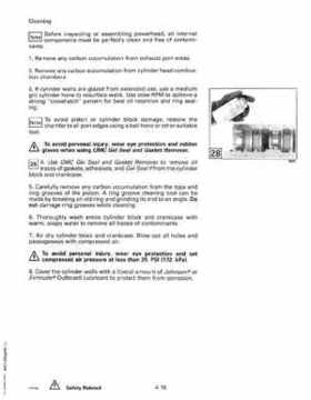 1992 Johnson Evinrude "EN" 90 degrees Loop V Service Repair Manual, P/N 508147, Page 195