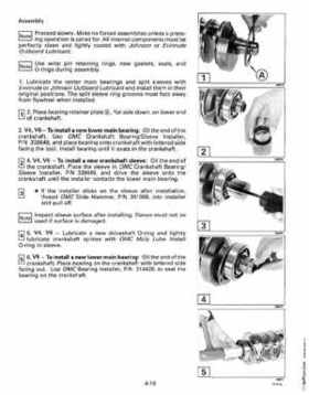 1992 Johnson Evinrude "EN" 90 degrees Loop V Service Repair Manual, P/N 508147, Page 198