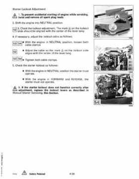 1992 Johnson Evinrude "EN" 90 degrees Loop V Service Repair Manual, P/N 508147, Page 219