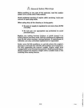 1992 Johnson Evinrude "EN" 90 degrees Loop V Service Repair Manual, P/N 508147, Page 256