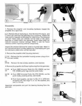 1992 Johnson Evinrude "EN" 90 degrees Loop V Service Repair Manual, P/N 508147, Page 266