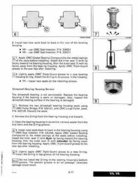 1992 Johnson Evinrude "EN" 90 degrees Loop V Service Repair Manual, P/N 508147, Page 271