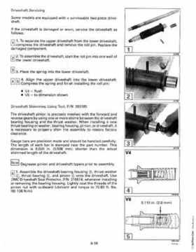 1992 Johnson Evinrude "EN" 90 degrees Loop V Service Repair Manual, P/N 508147, Page 272