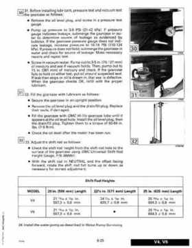 1992 Johnson Evinrude "EN" 90 degrees Loop V Service Repair Manual, P/N 508147, Page 279
