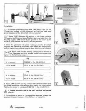 1992 Johnson Evinrude "EN" 90 degrees Loop V Service Repair Manual, P/N 508147, Page 280