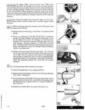 1992 Johnson Evinrude "EN" 90 degrees Loop V Service Repair Manual, P/N 508147, Page 297