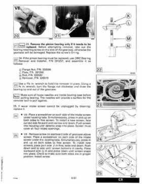 1992 Johnson Evinrude "EN" 90 degrees Loop V Service Repair Manual, P/N 508147, Page 305