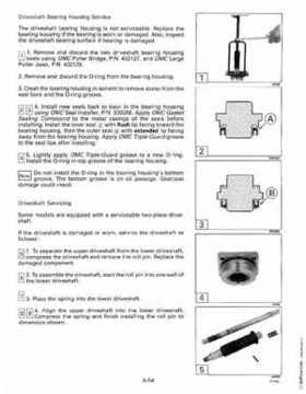1992 Johnson Evinrude "EN" 90 degrees Loop V Service Repair Manual, P/N 508147, Page 308