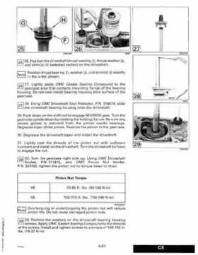 1992 Johnson Evinrude "EN" 90 degrees Loop V Service Repair Manual, P/N 508147, Page 315