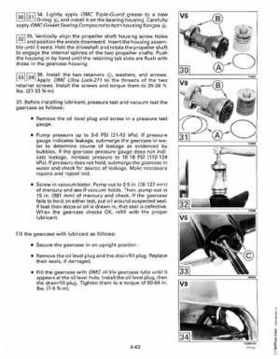 1992 Johnson Evinrude "EN" 90 degrees Loop V Service Repair Manual, P/N 508147, Page 316