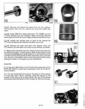 1992 Johnson Evinrude "EN" 90 degrees Loop V Service Repair Manual, P/N 508147, Page 479