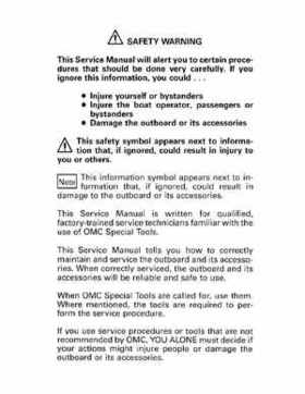 1992 Johnson Evinrude "EN" Electric Outboards Service Repair Manual, P/N 508140, Page 2