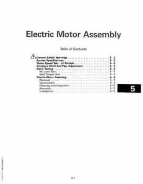 1992 Johnson Evinrude "EN" Electric Outboards Service Repair Manual, P/N 508140, Page 84
