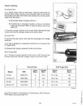 1992 Johnson Evinrude "EN" Electric Outboards Service Repair Manual, P/N 508140, Page 89