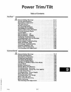 1993 Johnson Evinrude "ET" 90 degrees CV Service Repair Manual, P/N 508285, Page 277