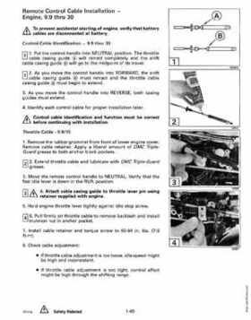 1994 Johnson/Evinrude "ER" 9.9 thru 30 outboards Service Repair Manual P/N 500607, Page 51