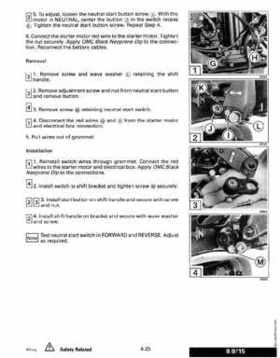 1994 Johnson/Evinrude "ER" 9.9 thru 30 outboards Service Repair Manual P/N 500607, Page 166