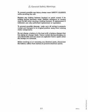 1994 Johnson/Evinrude Electric outboards Service Manual, Page 26