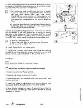 1995 Johnson/Evinrude Outboards 40 thru 55 2-Cylinder Service Repair Manual P/N 503148, Page 95