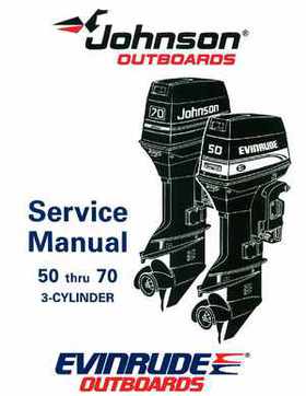 1995 Johnson/Evinrude Outboards 50 thru 70 3-cylinder Service Repair Manual P/N 503149, Page 1