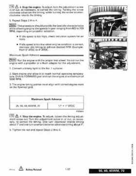 1995 Johnson/Evinrude Outboards 50 thru 70 3-cylinder Service Repair Manual P/N 503149, Page 43