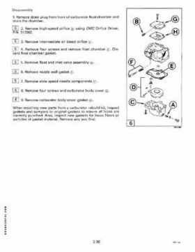 1995 Johnson/Evinrude Outboards 50 thru 70 3-cylinder Service Repair Manual P/N 503149, Page 86