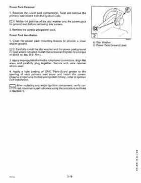 1995 Johnson/Evinrude Outboards 50 thru 70 3-cylinder Service Repair Manual P/N 503149, Page 113