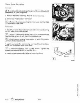 1995 Johnson/Evinrude Outboards 50 thru 70 3-cylinder Service Repair Manual P/N 503149, Page 115