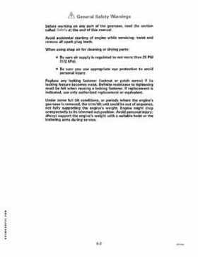 1995 Johnson/Evinrude Outboards 50 thru 70 3-cylinder Service Repair Manual P/N 503149, Page 198