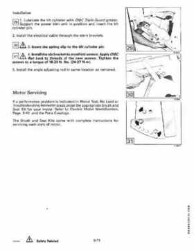 1995 Johnson/Evinrude Outboards 50 thru 70 3-cylinder Service Repair Manual P/N 503149, Page 329
