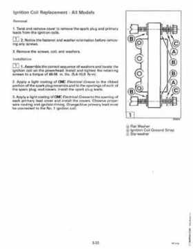 1996 Johnson Evinrude "ED" 40 thru 55 2-Cylinder Service Repair Manual, P/N 507124, Page 122
