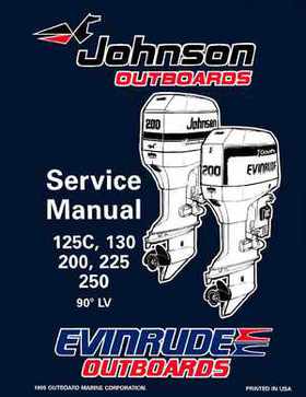 1996 Johnson Evinrude "ED" 90 LV 125C, 130, 200, 225, 250 Service Repair Manual, P/N 507128, Page 1