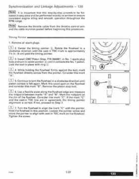 1996 Johnson Evinrude "ED" 90 LV 125C, 130, 200, 225, 250 Service Repair Manual, P/N 507128, Page 43