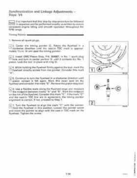 1996 Johnson Evinrude "ED" 90 LV 125C, 130, 200, 225, 250 Service Repair Manual, P/N 507128, Page 62