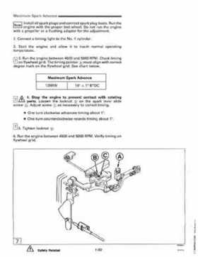 1996 Johnson Evinrude "ED" 90 LV 125C, 130, 200, 225, 250 Service Repair Manual, P/N 507128, Page 66