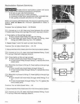 1996 Johnson Evinrude "ED" 90 LV 125C, 130, 200, 225, 250 Service Repair Manual, P/N 507128, Page 111